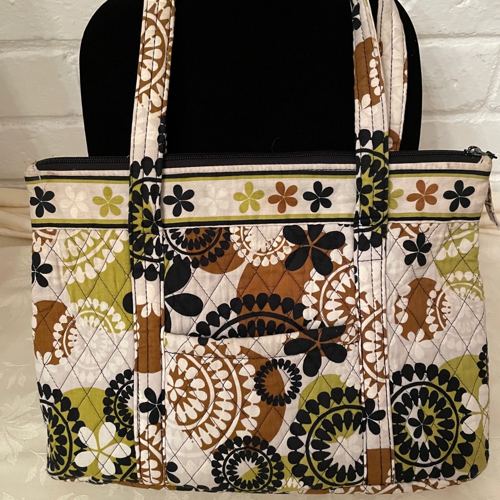 🎉3 for $30.🎉 100% cotton pretty browns and greens purse (OLCC)